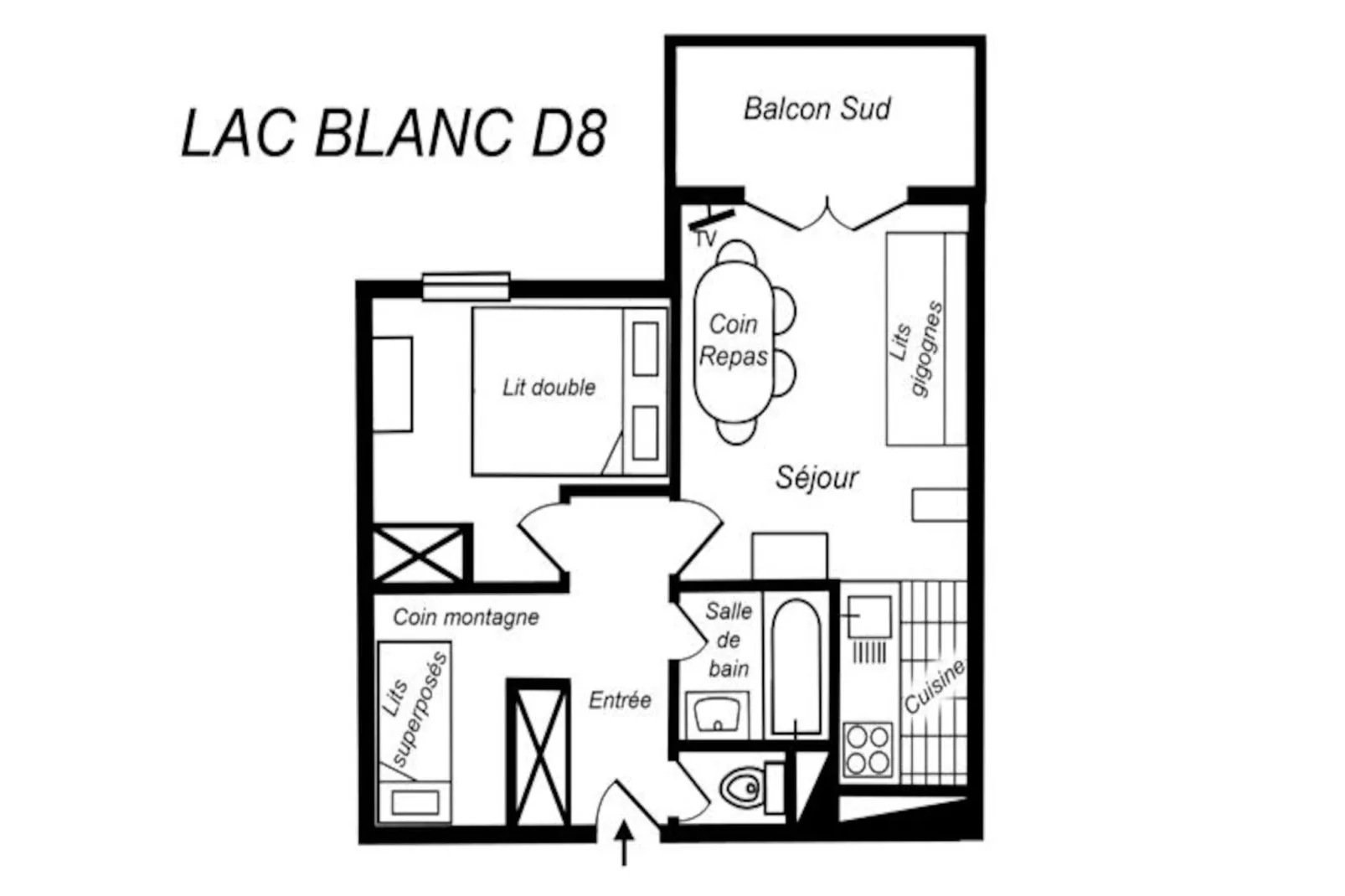 Résidence Lac Blanc-Niet-getagd