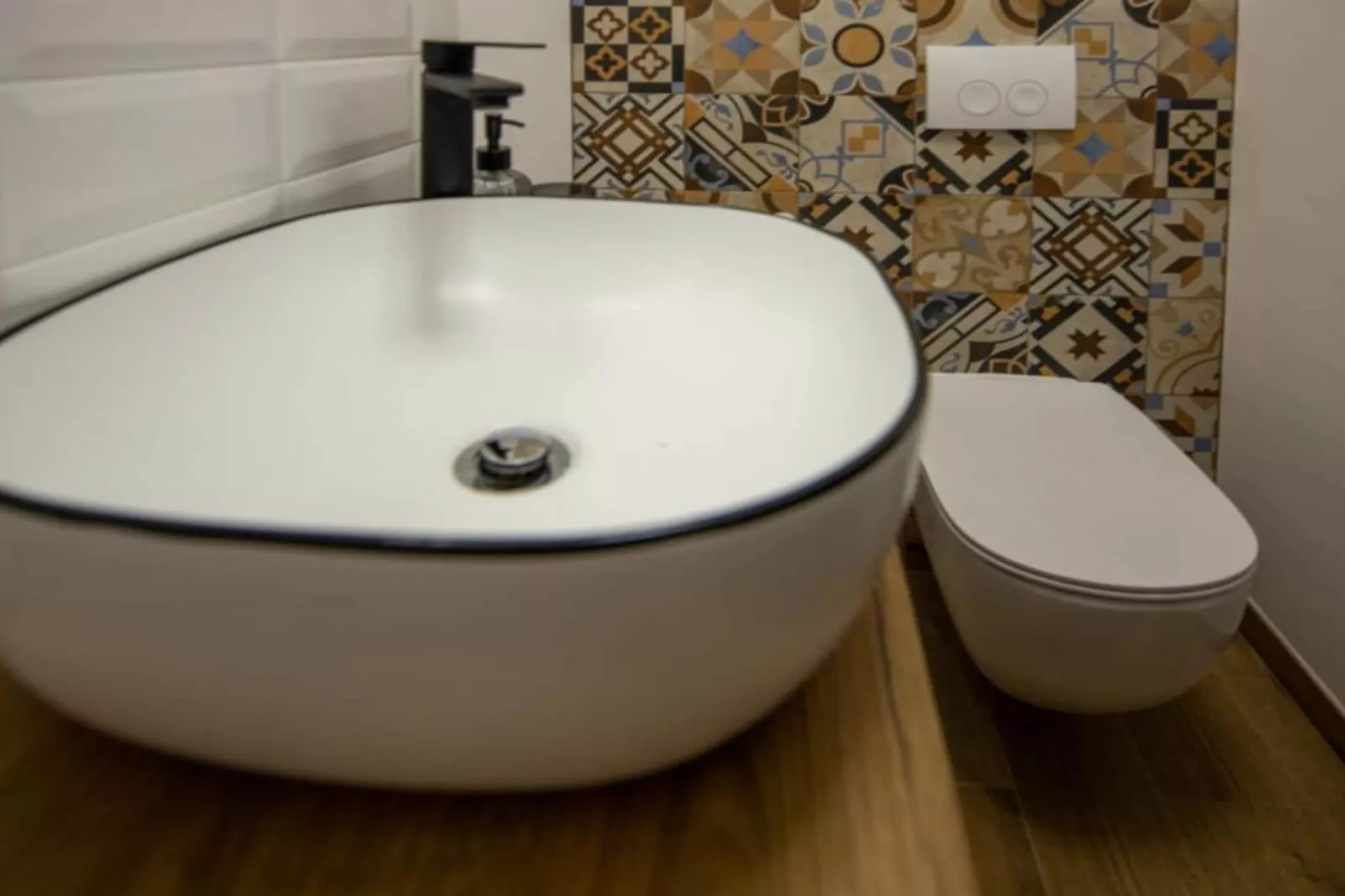 Lux Vintage House Bella Vita Biograd na Moru with Pool-Badkamer