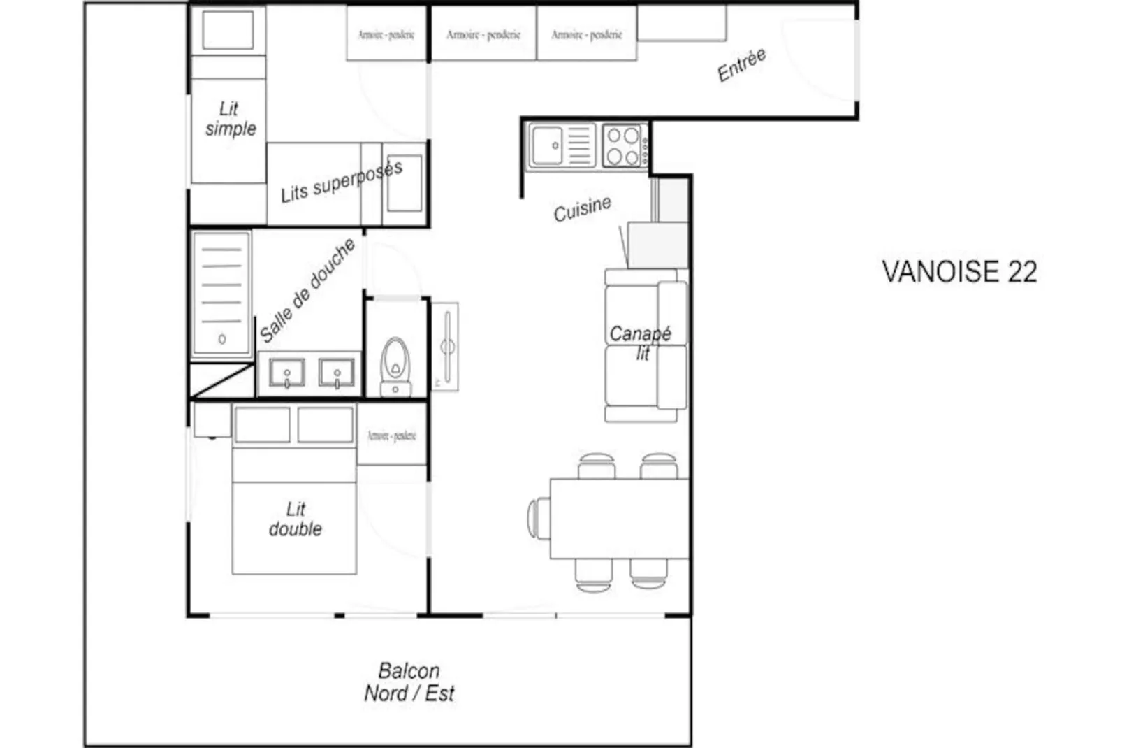 Résidence Vanoise-Niet-getagd