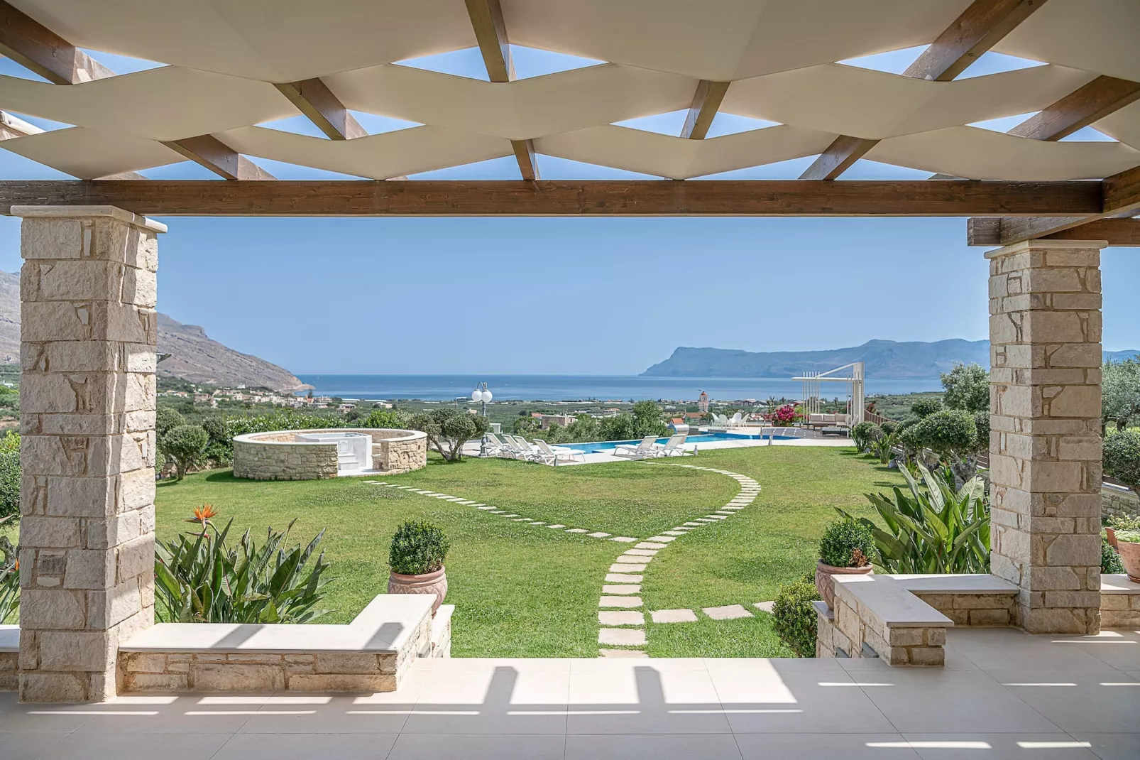 Villa Aloni 4prs - Tuinen zomer