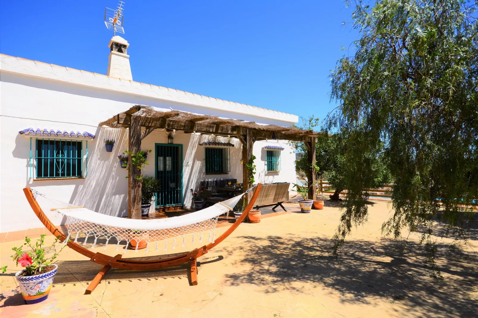 Villa Montes de Málaga-Buitenkant zomer