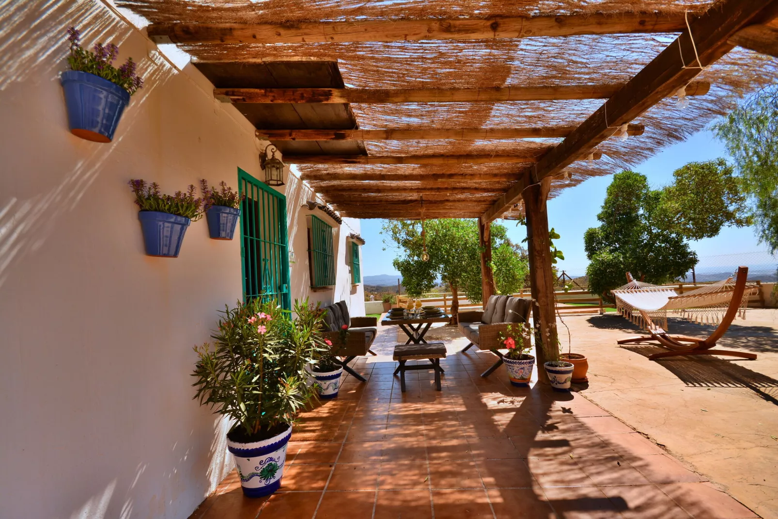 Villa Montes de Málaga-Terrasbalkon