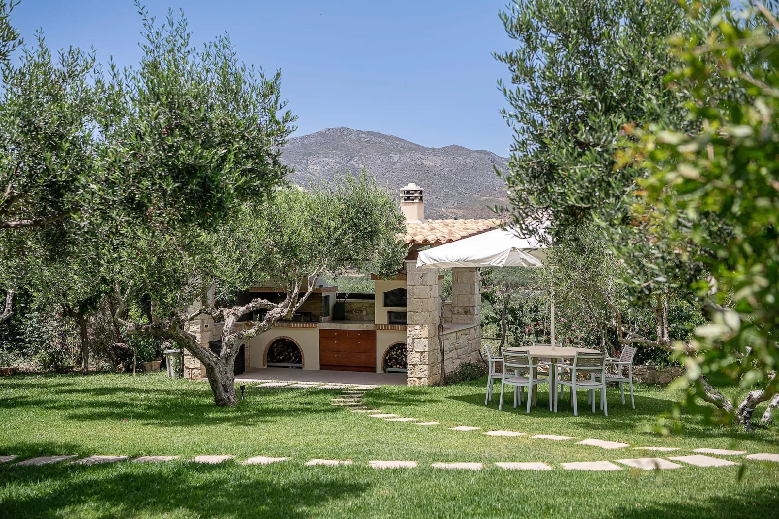 Villa Aloni 6prs-Tuinen zomer