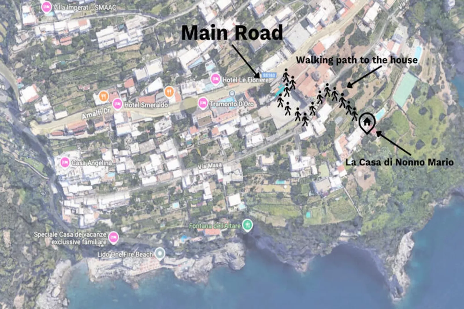 Maison à Praiano-Niet-getagd