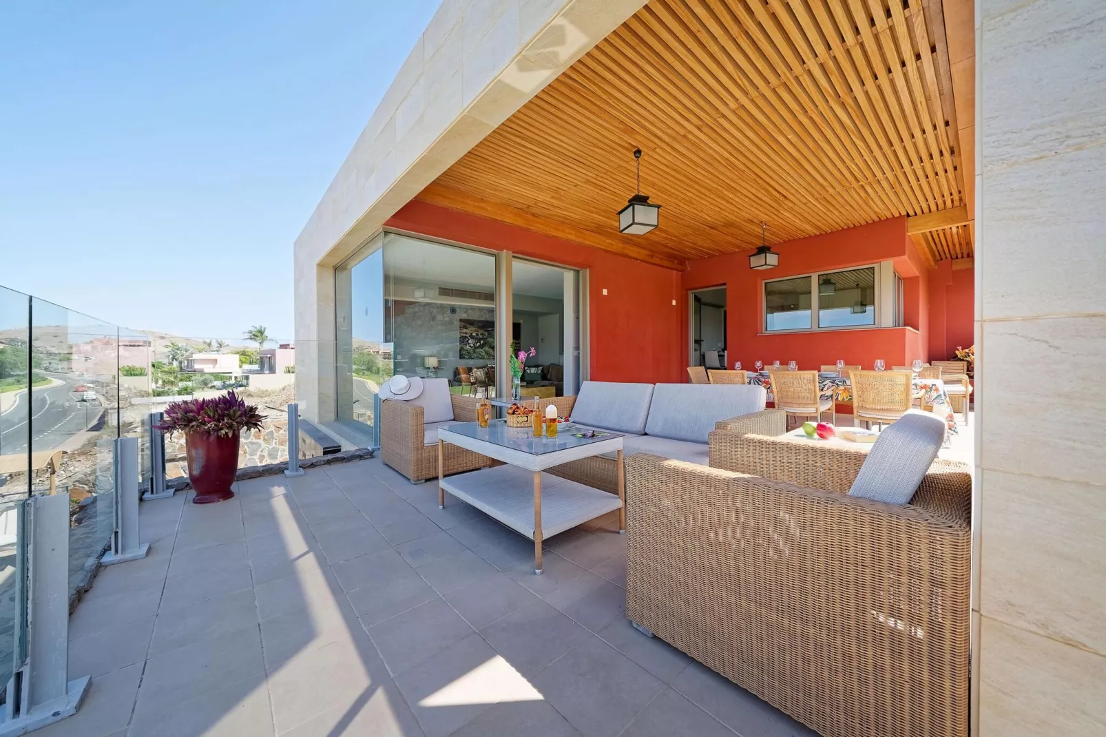 Piedra Amarilla 8 pax-Terrasbalkon