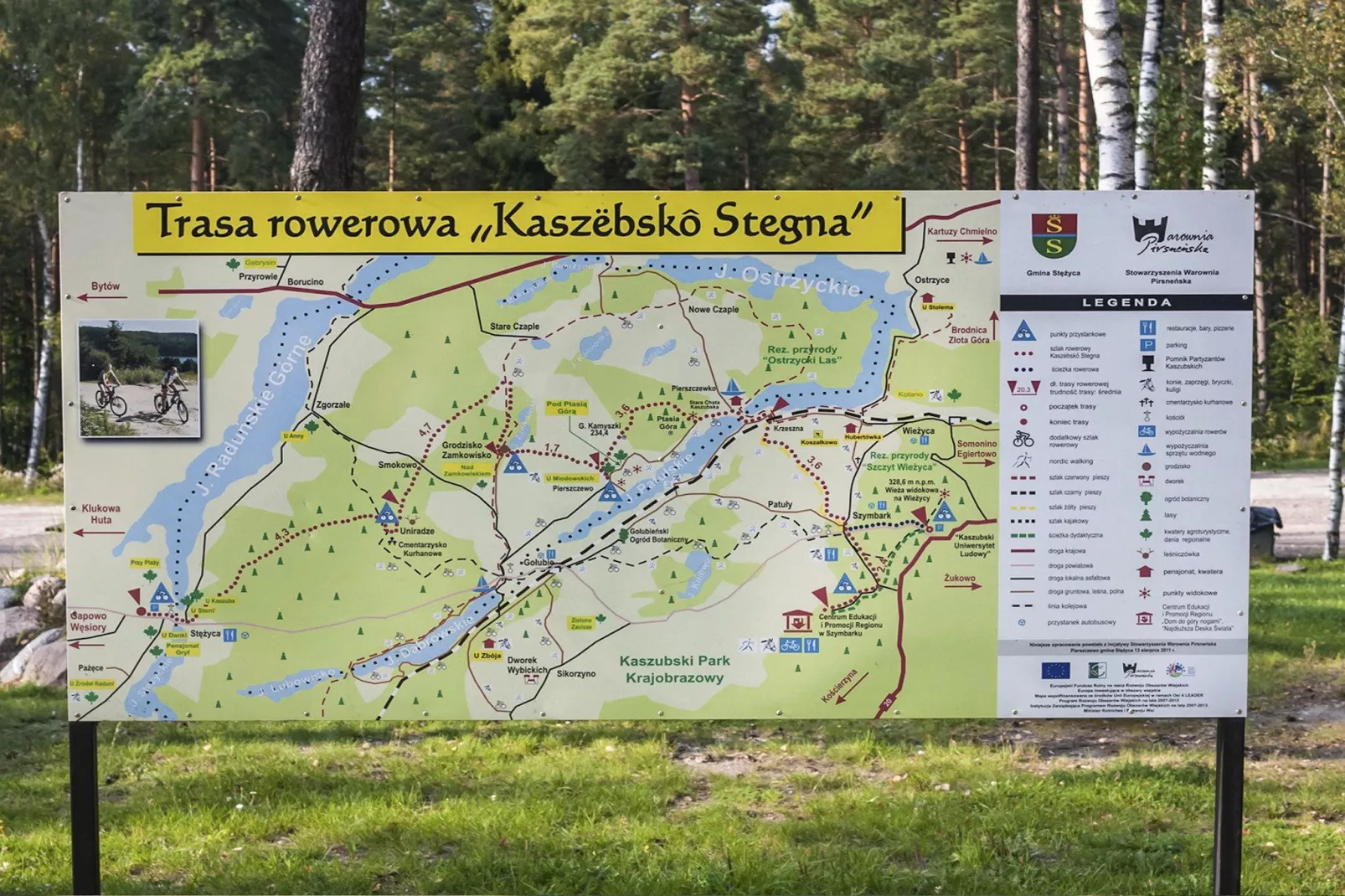 Dom wakacyjny w Szymbarku dla max 8 osób-Gebieden zomer 1km