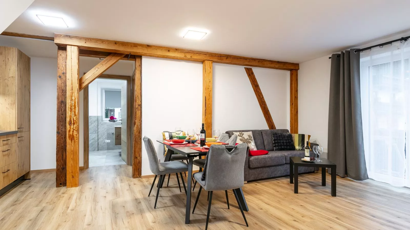 Tennerhof Apartments Top 3-Woonkamer