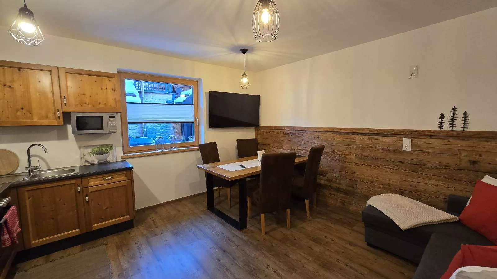 Tauernapart II-Woonkamer