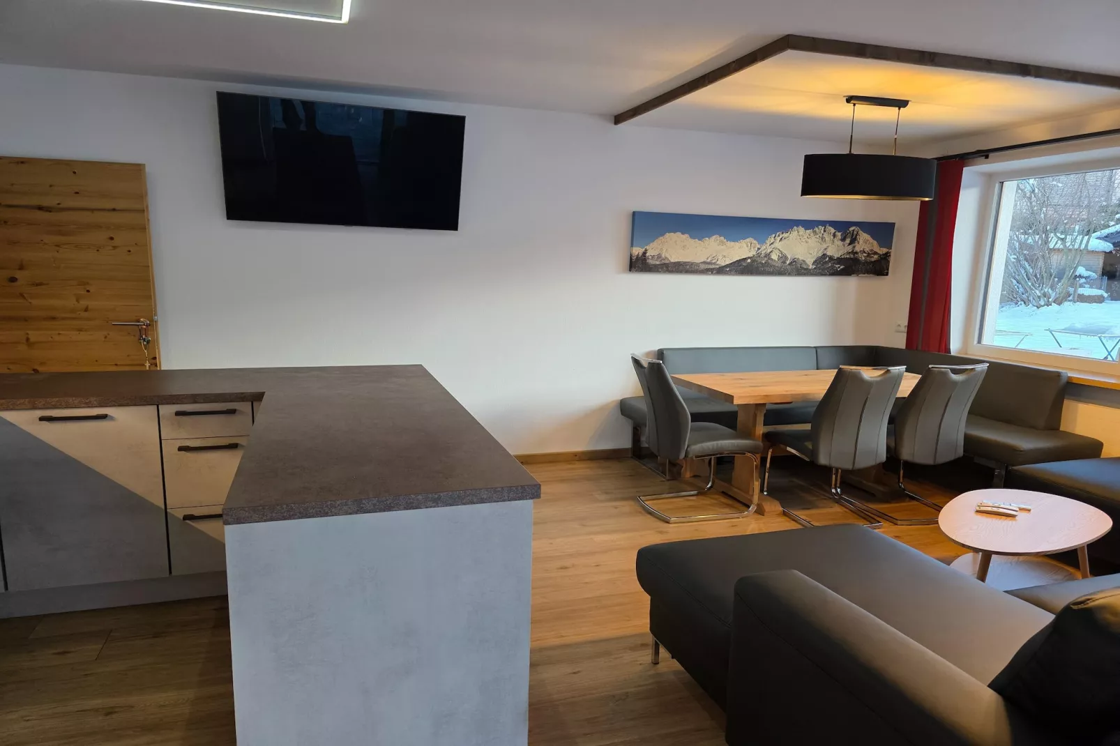 Apartment Schlögl-Woonkamer