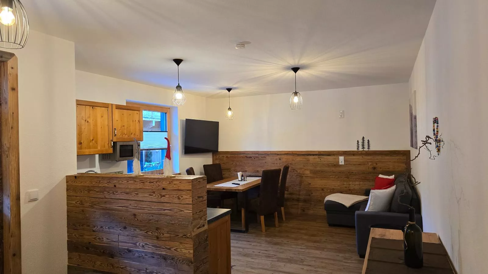 Tauernapart I und II-Woonkamer