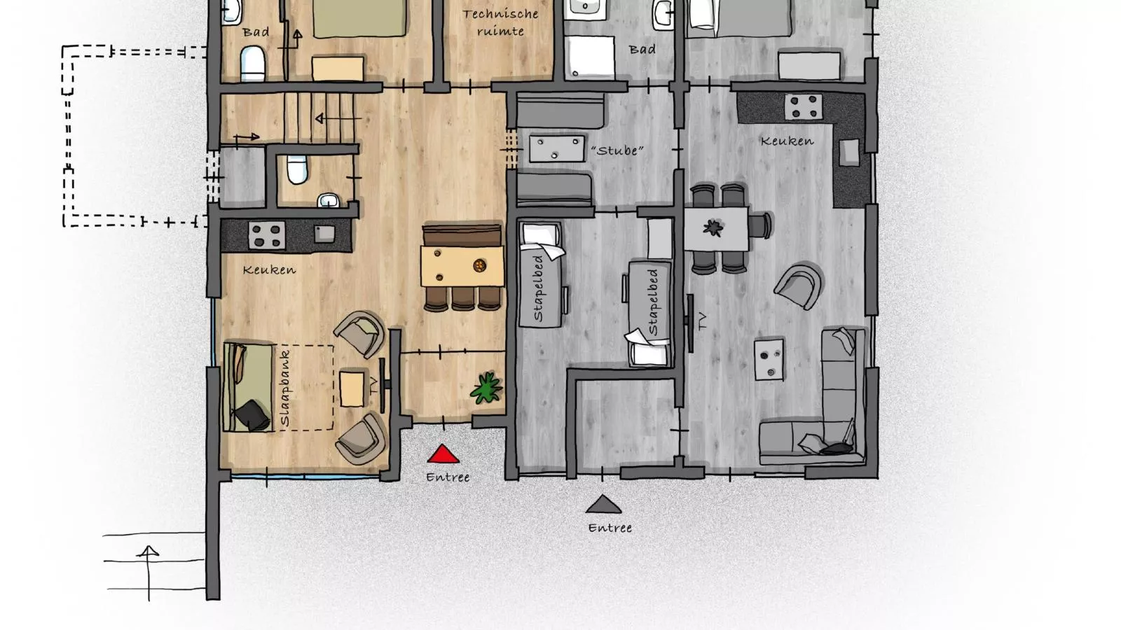 Goldhänchen-Plattegrond