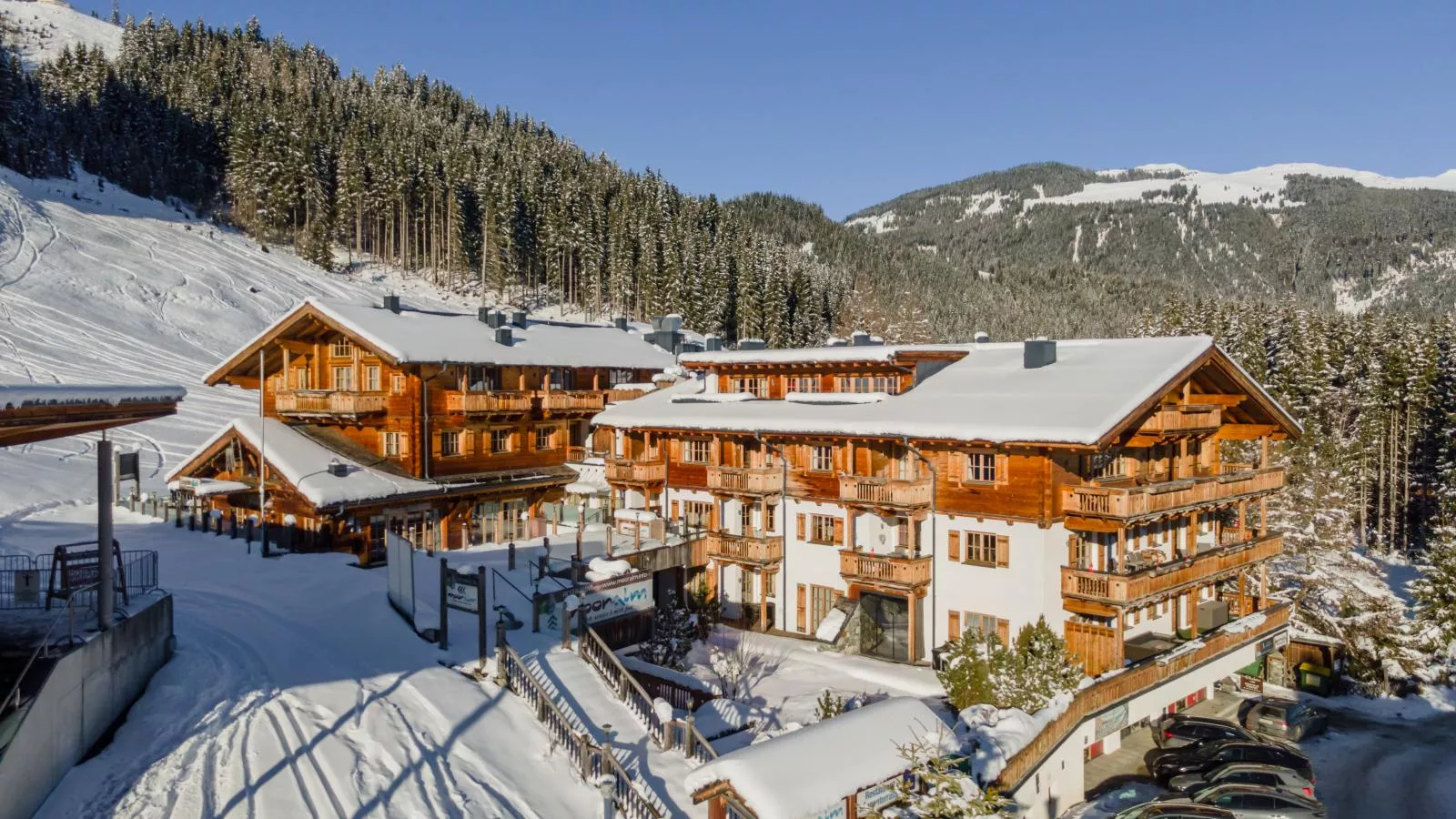 Panorama Chalet Top 2A am Lift Ski-In-Out-Exterieur winter