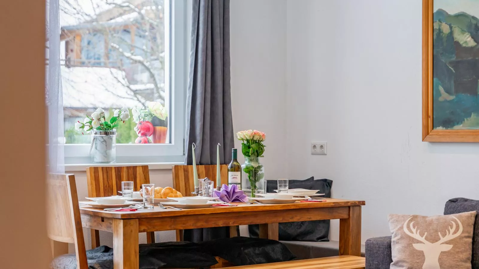 Smaragdherz-Eetkamer