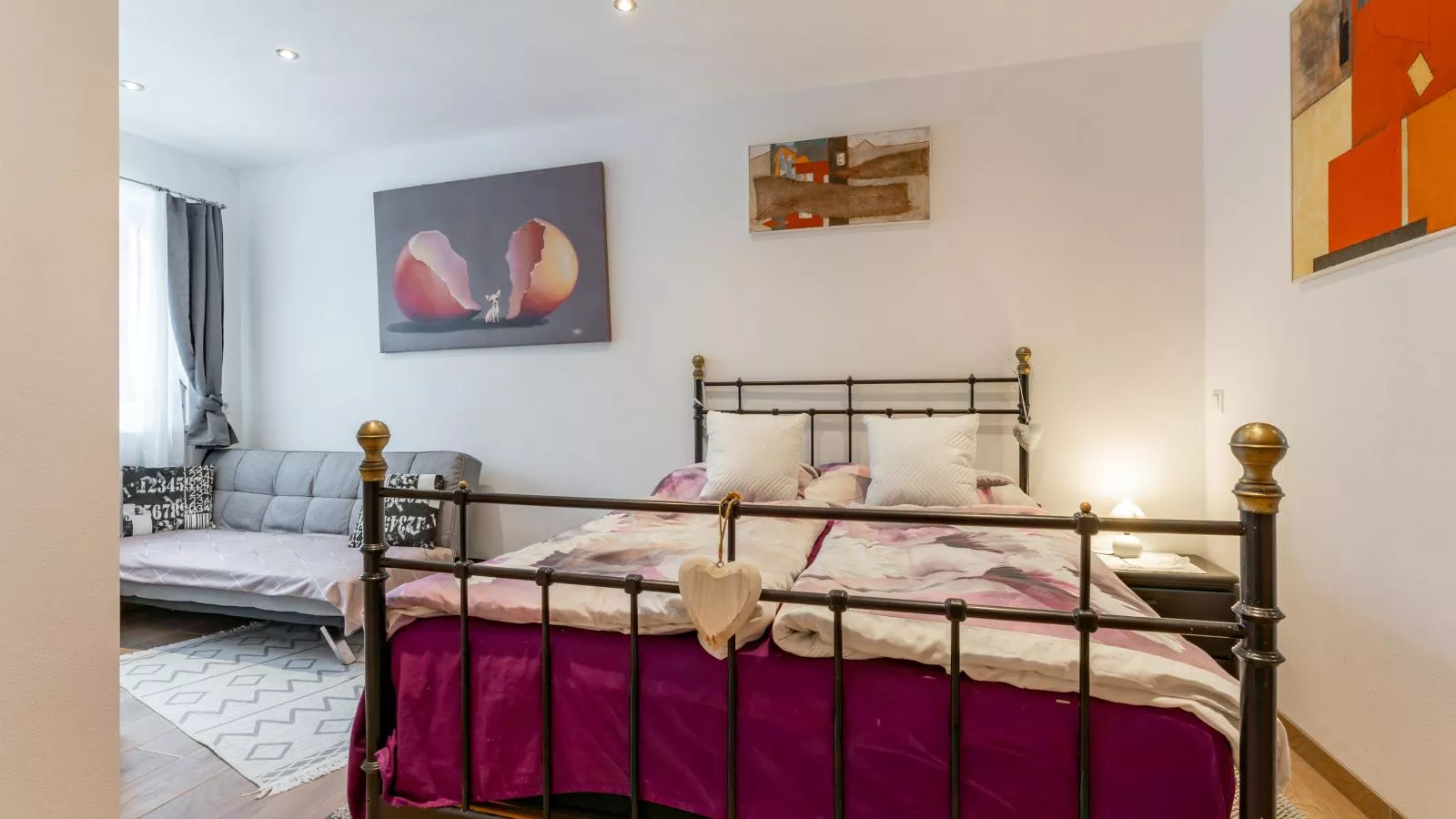 Smaragdherz-Slaapkamer