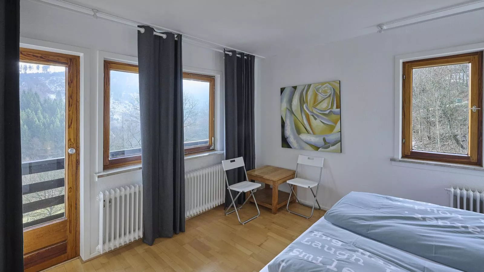 Kurhaus am Nordenau-Slaapkamer