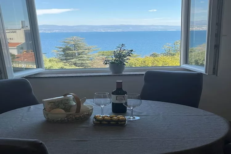 Aqua Maris Lovran - Two Bedroom Apartment with Balcony and Sea view-Uitzicht