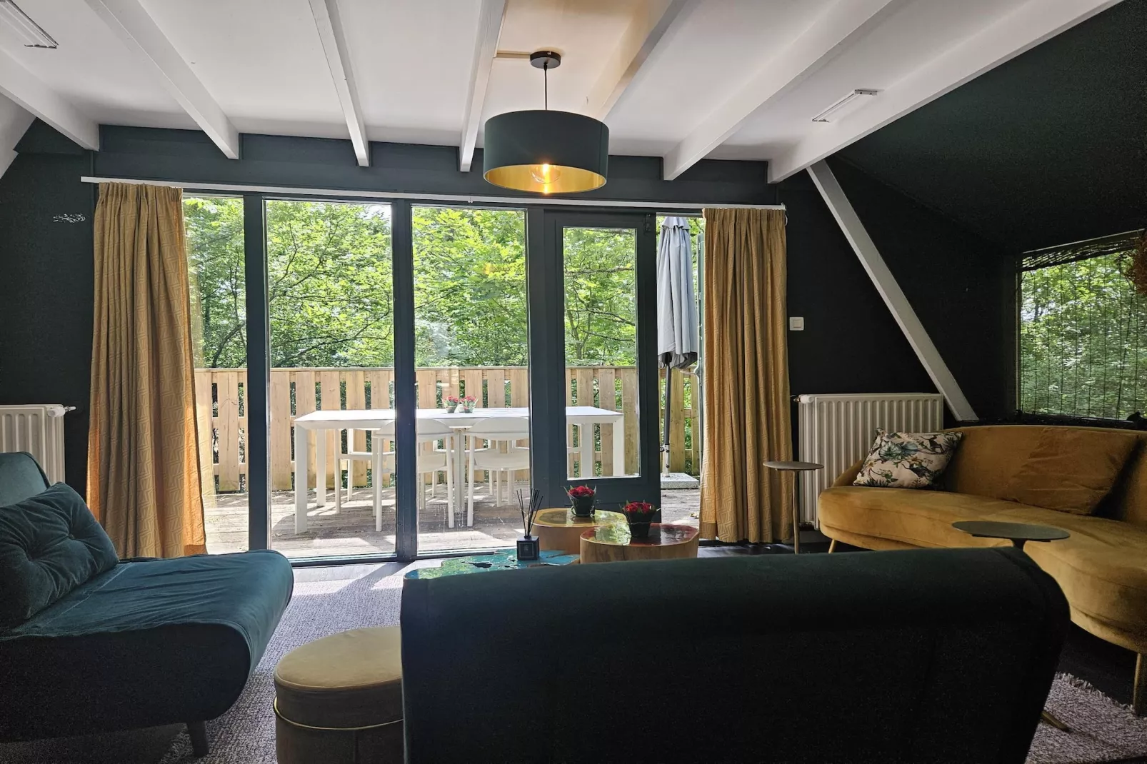 Chalet no 80-Woonkamer