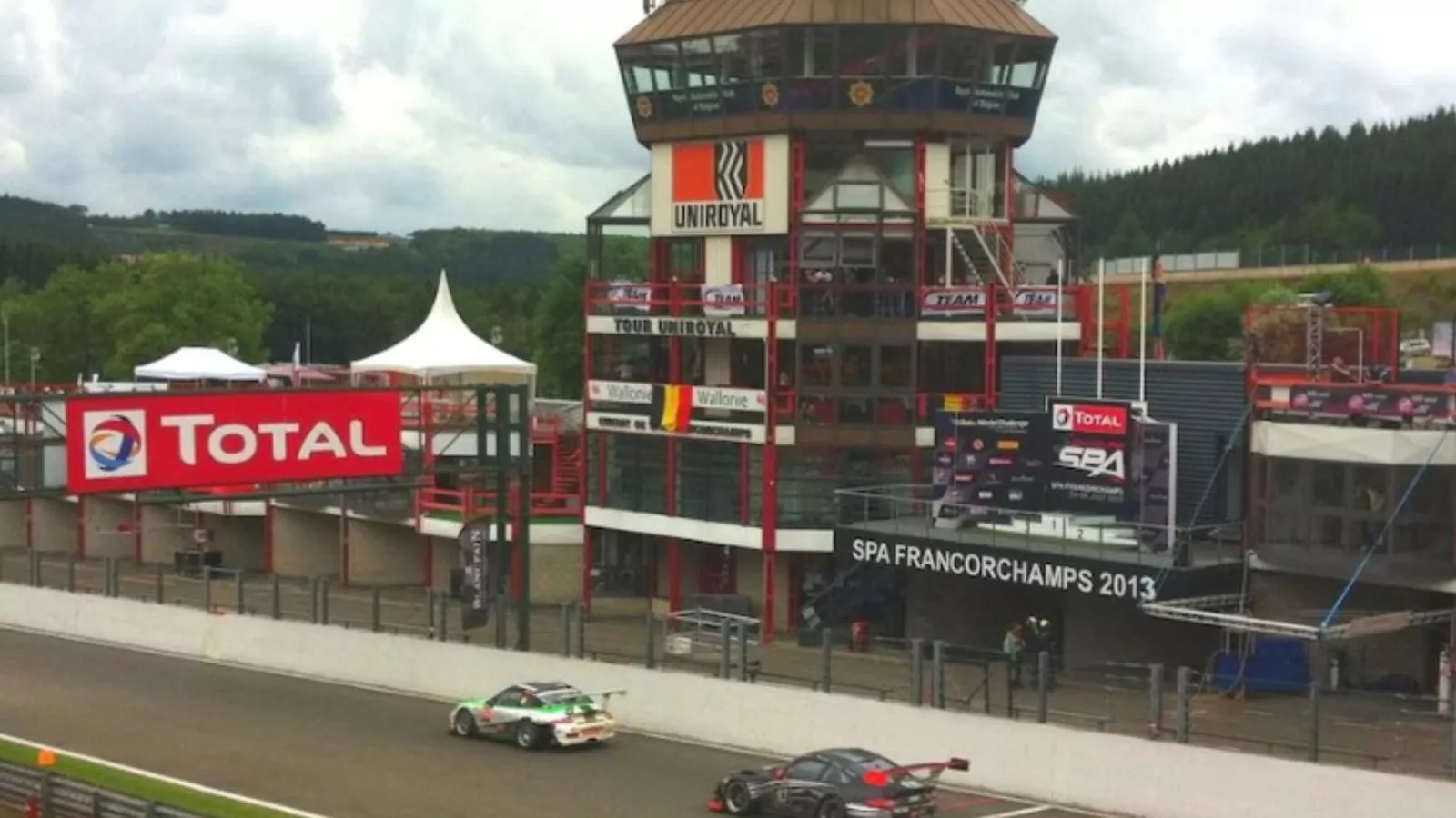 Les Pierris near F1 circuit