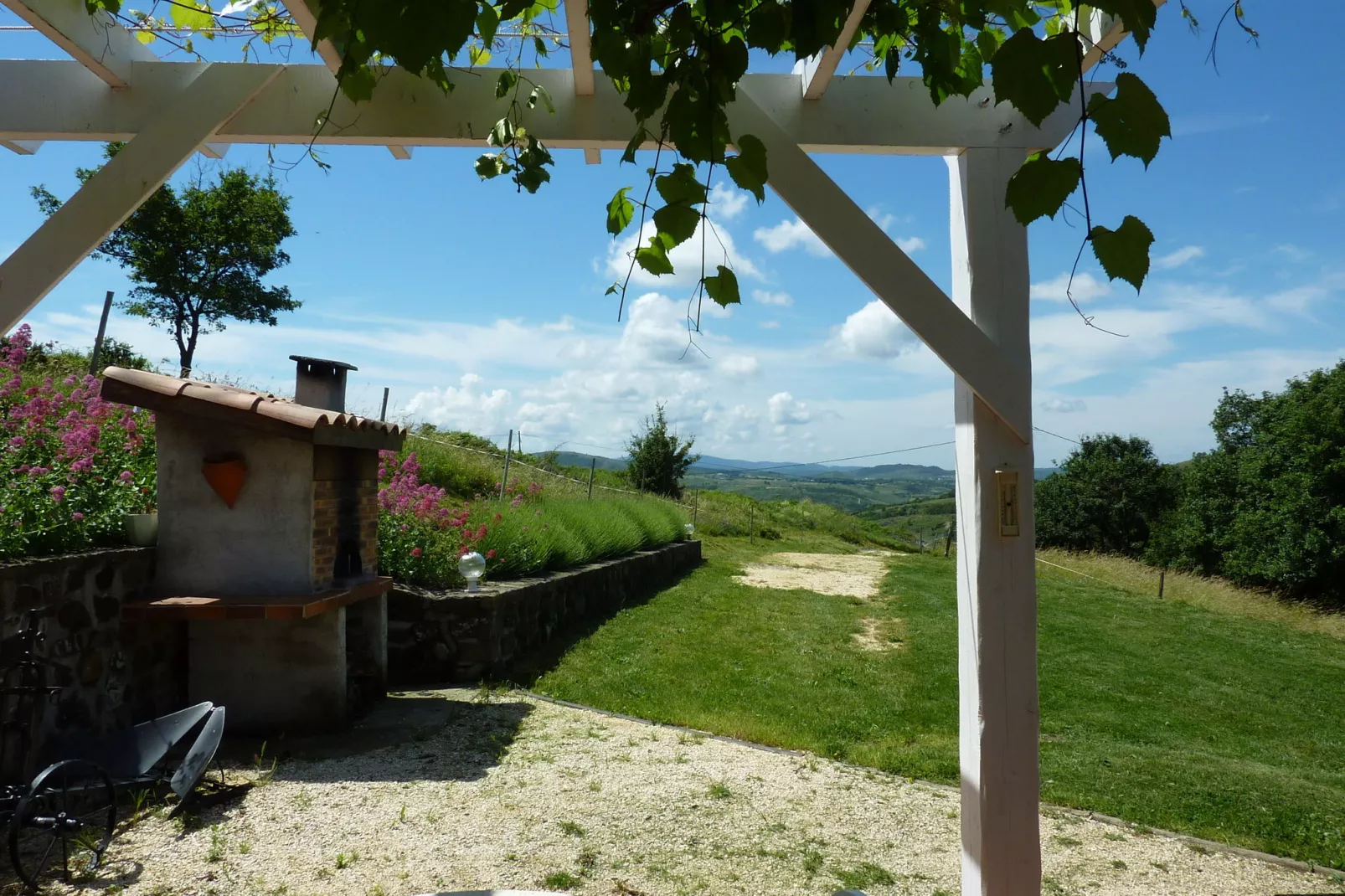 Gite - SAINT PONS-Buitenkant zomer