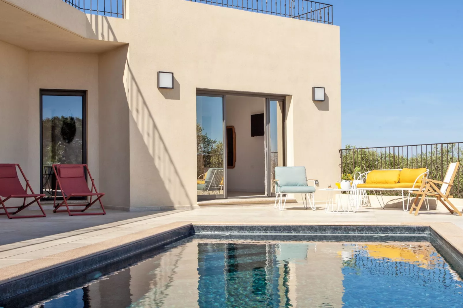 Superbe villa 8 personnes avec piscine et vue mer-Zwembad