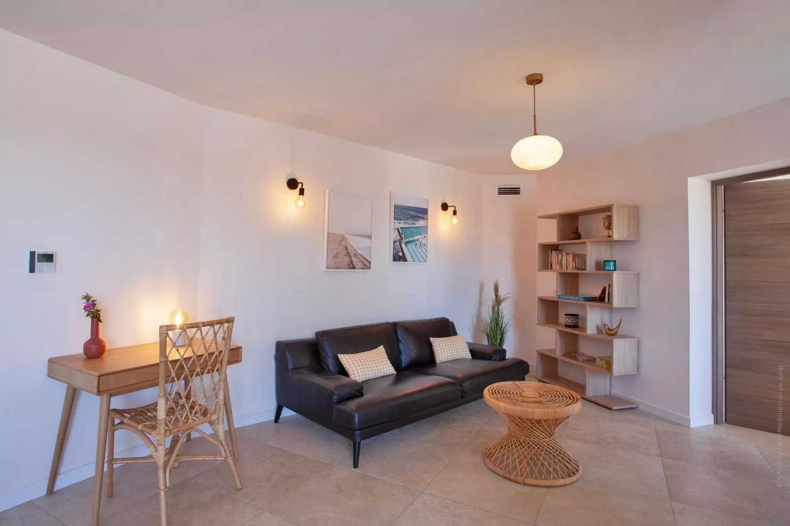 Superbe villa 8 personnes avec piscine et vue mer-Woonkamer