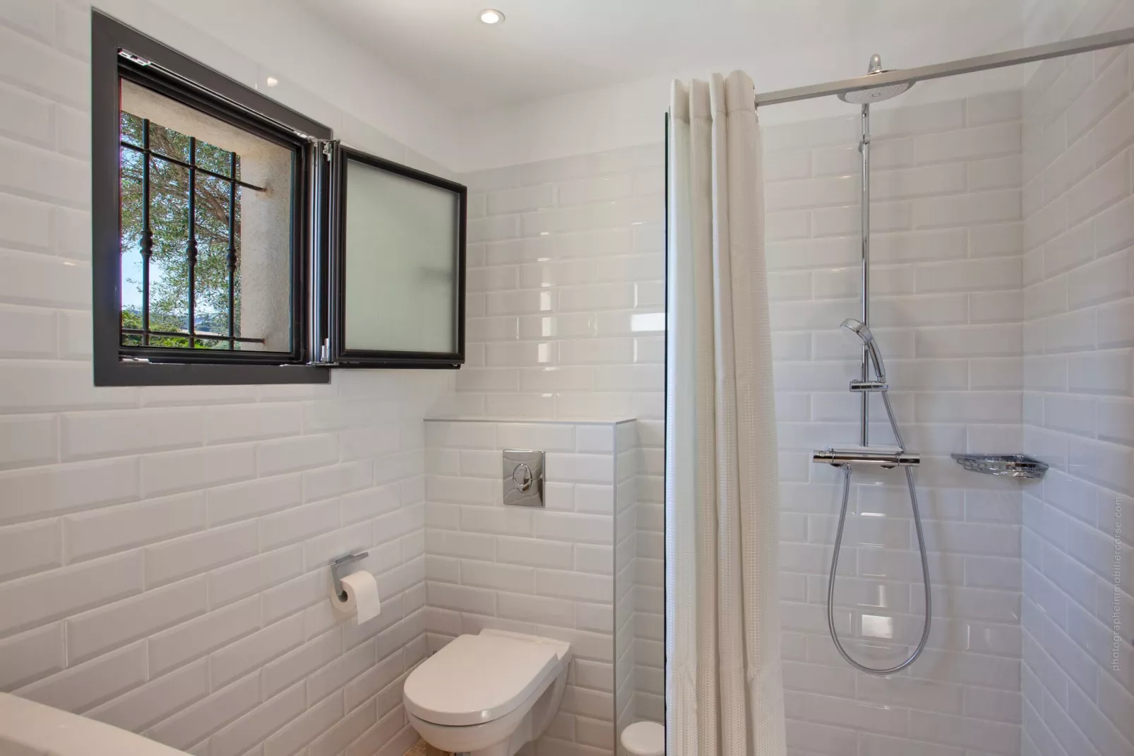 Superbe villa 8 personnes avec piscine et vue mer-Badkamer