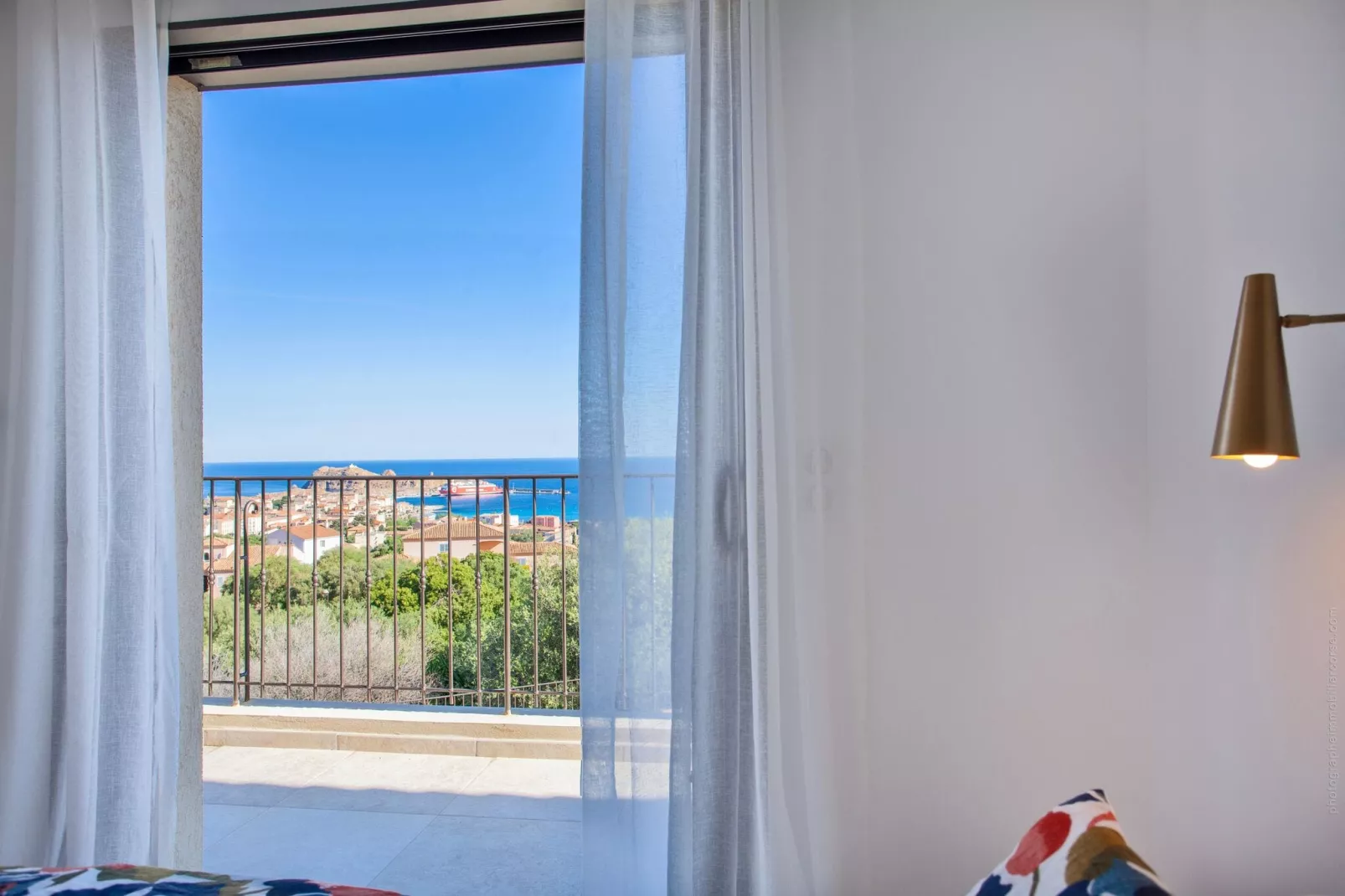 Superbe villa 8 personnes avec piscine et vue mer-Terrasbalkon