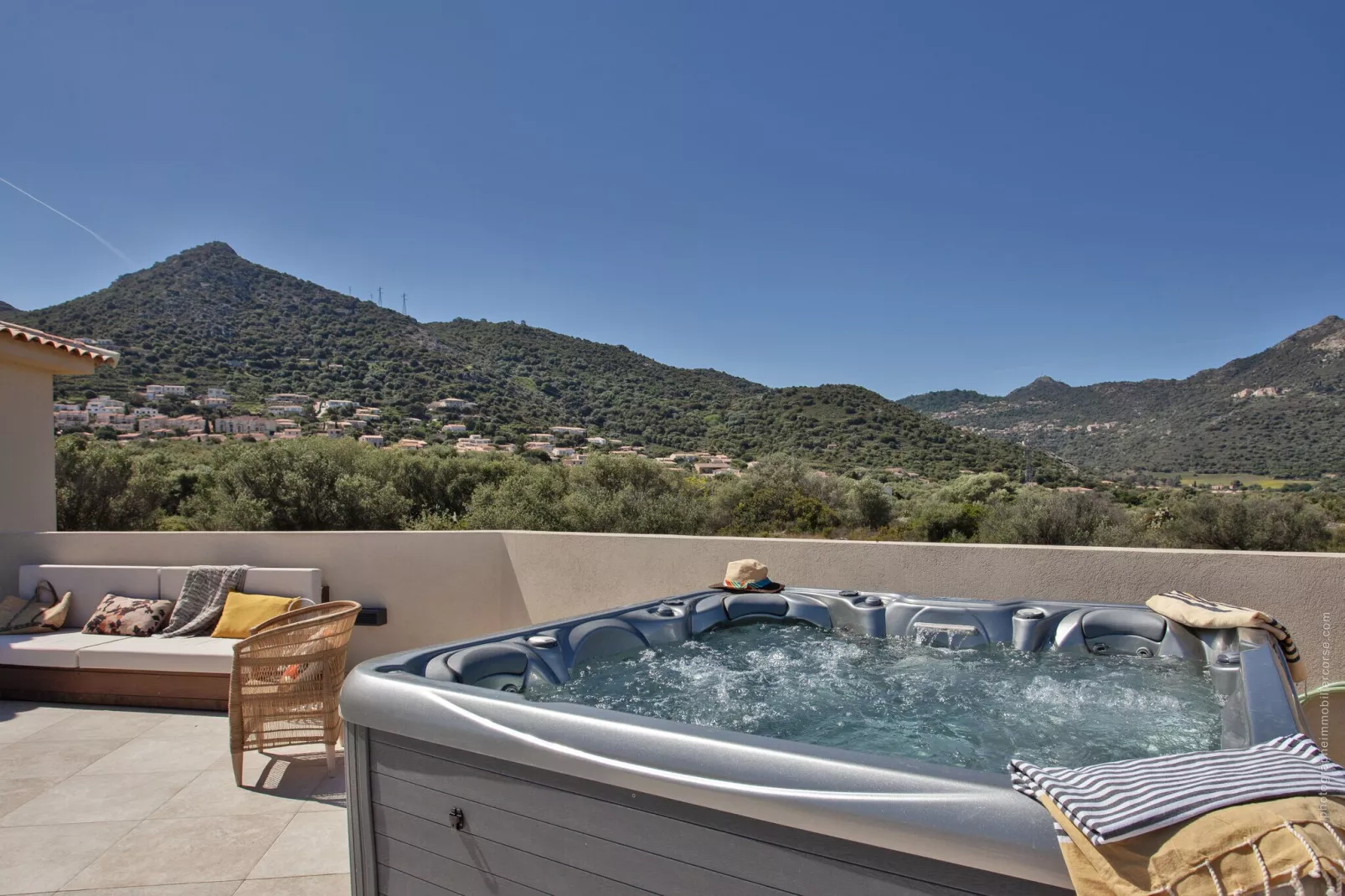Superbe villa 8 personnes avec piscine et vue mer-Wellness