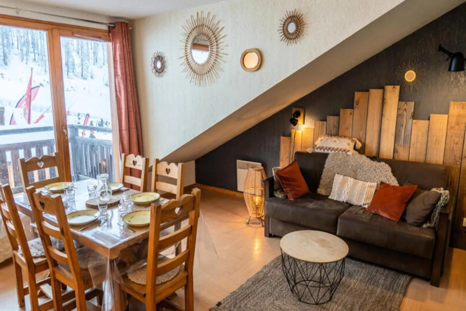 Résidence Le Parc Des Airelles - Woonkamer