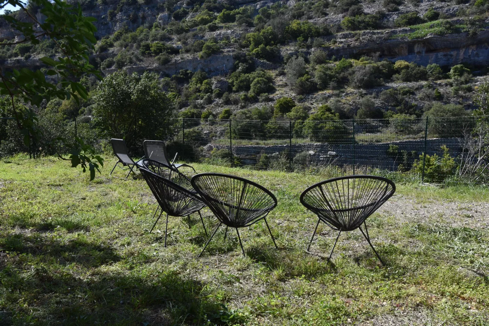 Villa Les Gorges-Tuinen zomer