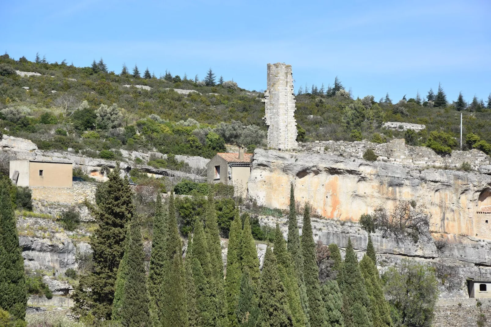 Villa Les Gorges-Tuinen zomer