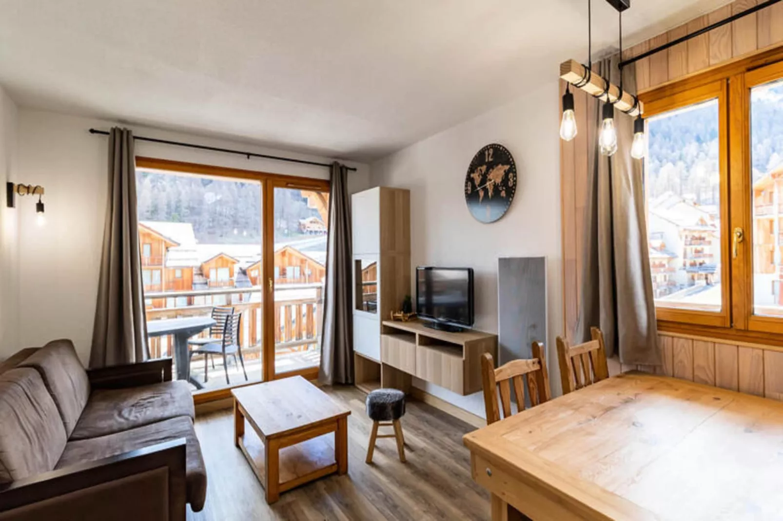 Résidence Le Balcon Des Airelles-Woonkamer