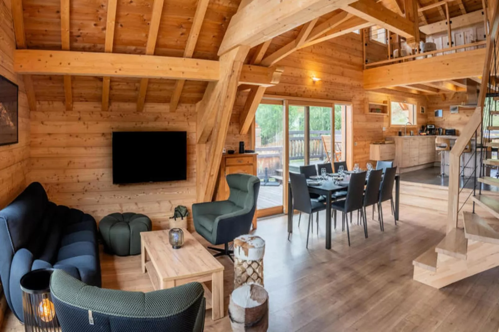 Résidence Pramouton-Woonkamer