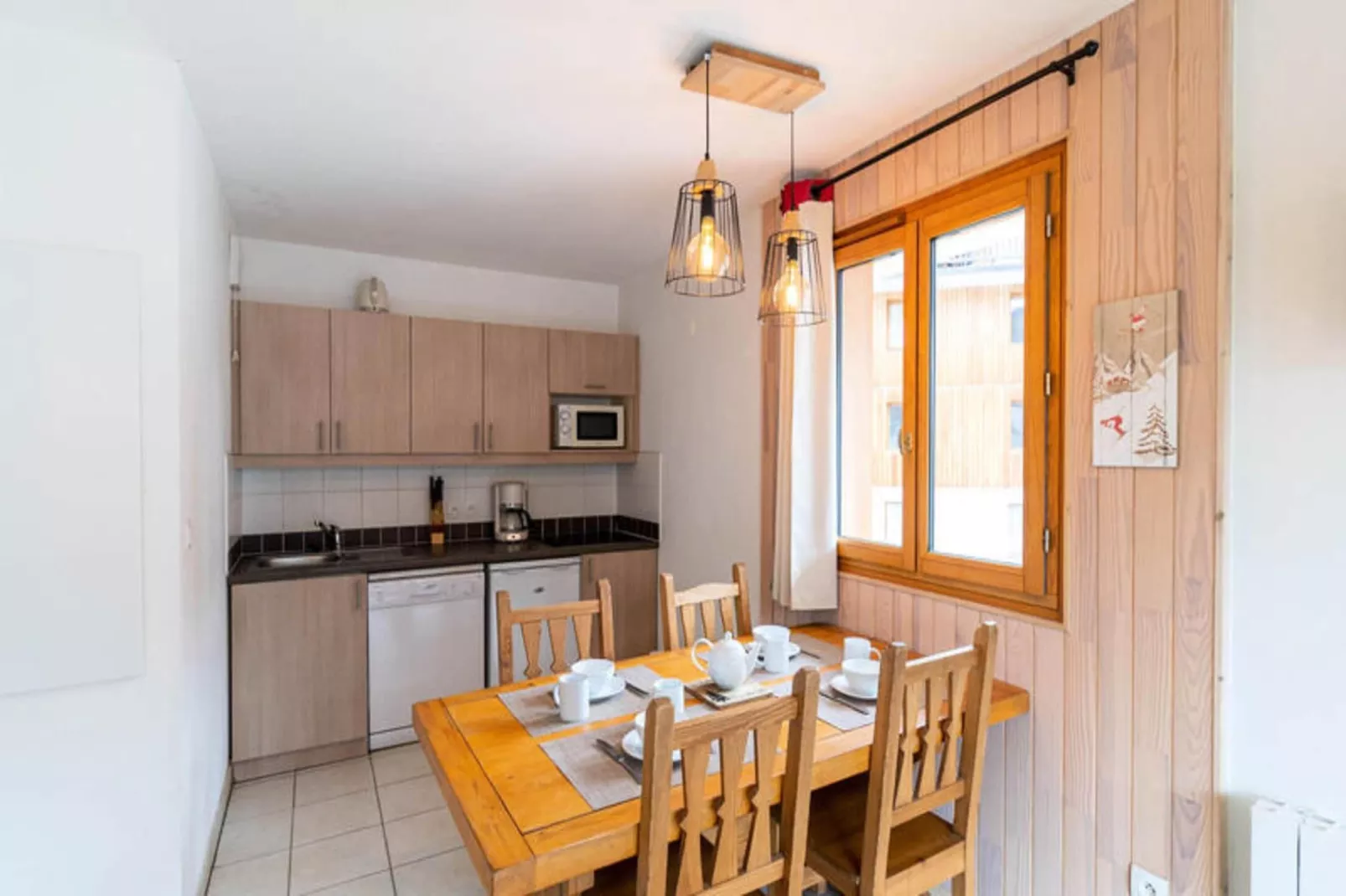 Résidence Le Balcon Des Airelles-Eetkamer