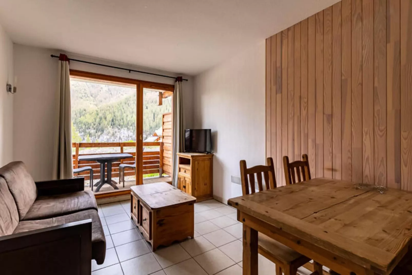 Résidence Le Balcon Des Airelles-Woonkamer