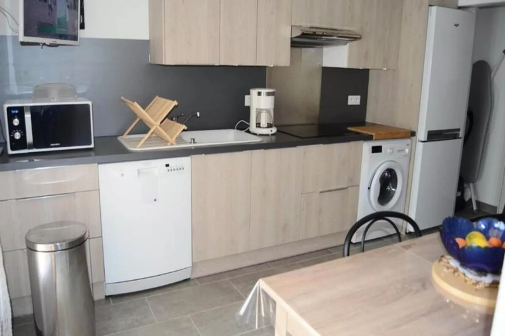 Résidence Maisons De La Plage-Keuken