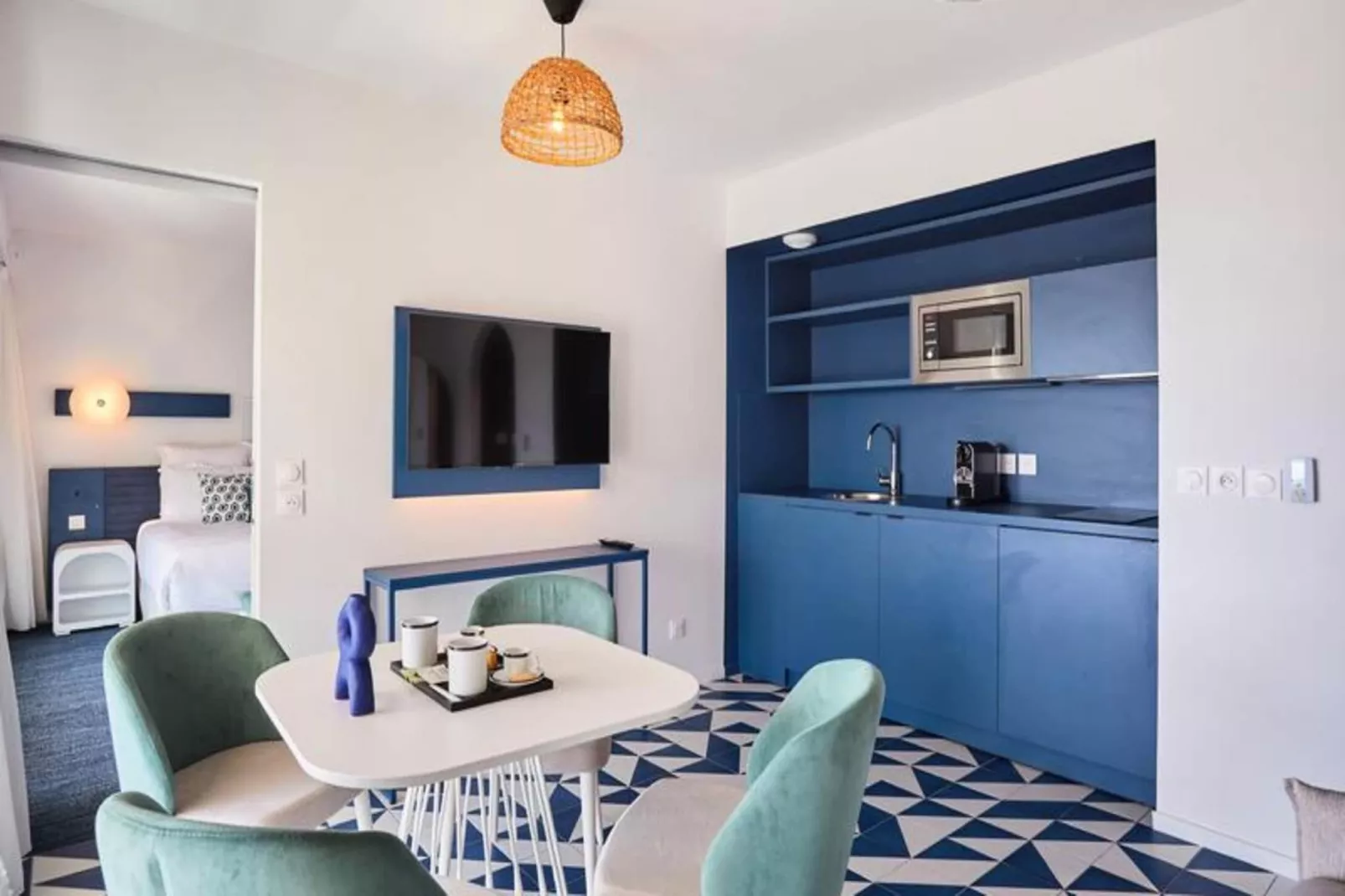 Appart'hôtel Odalys City Centre Euromed-Keuken