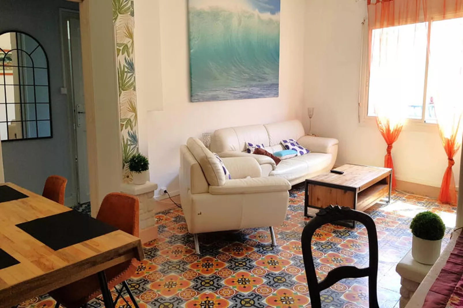 Résidence Comete-Woonkamer