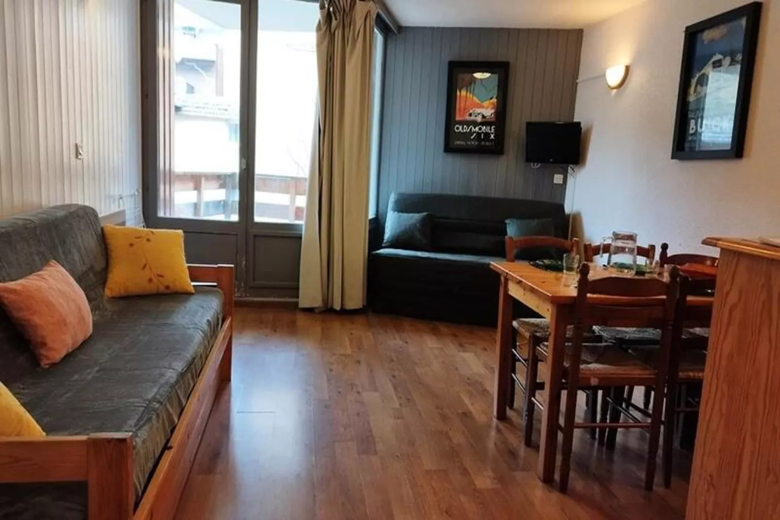 Résidence Rond-point-pistes I-Woonkamer