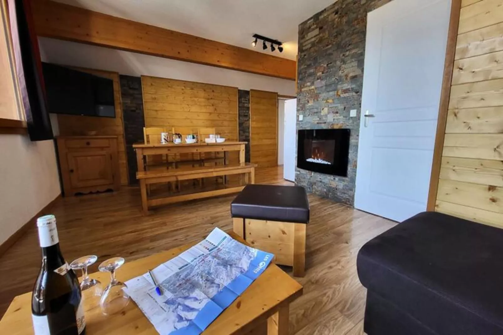 Les Chalets De Bois MÉan - A-Woonkamer