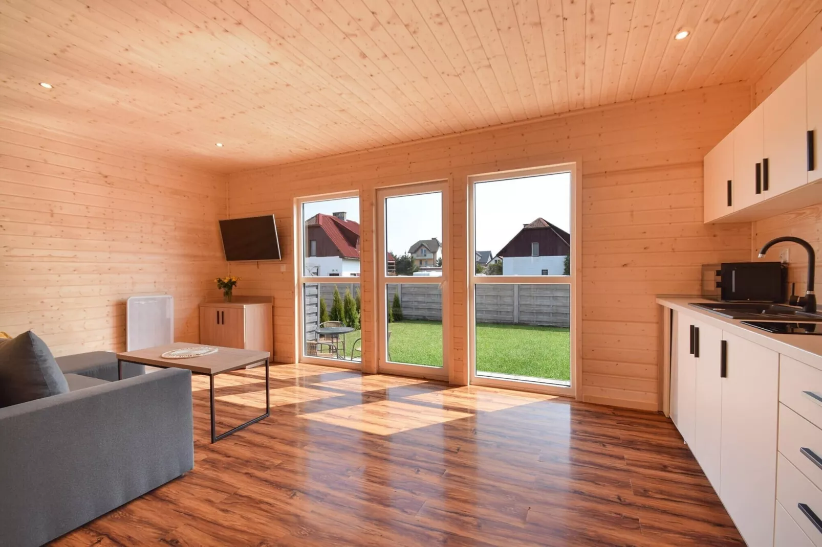 Domki wakacyjne dla 4 osób Łazy-Woonkamer