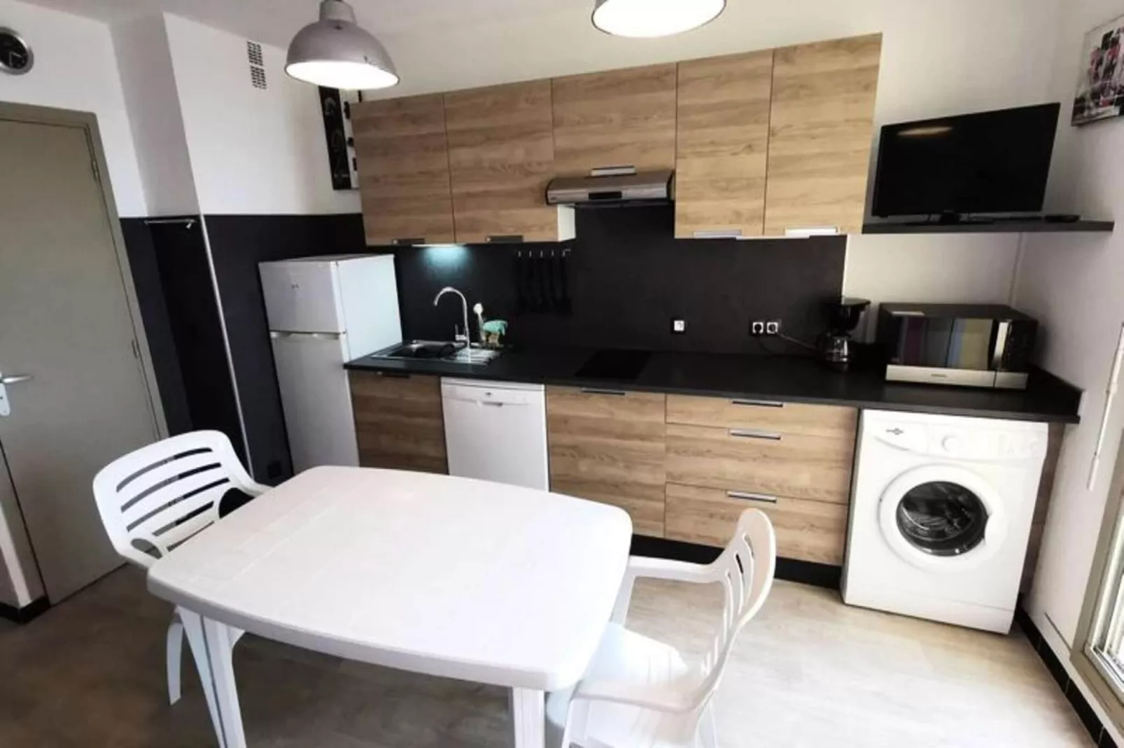 Résidence Les Nefs Des Sables-Keuken