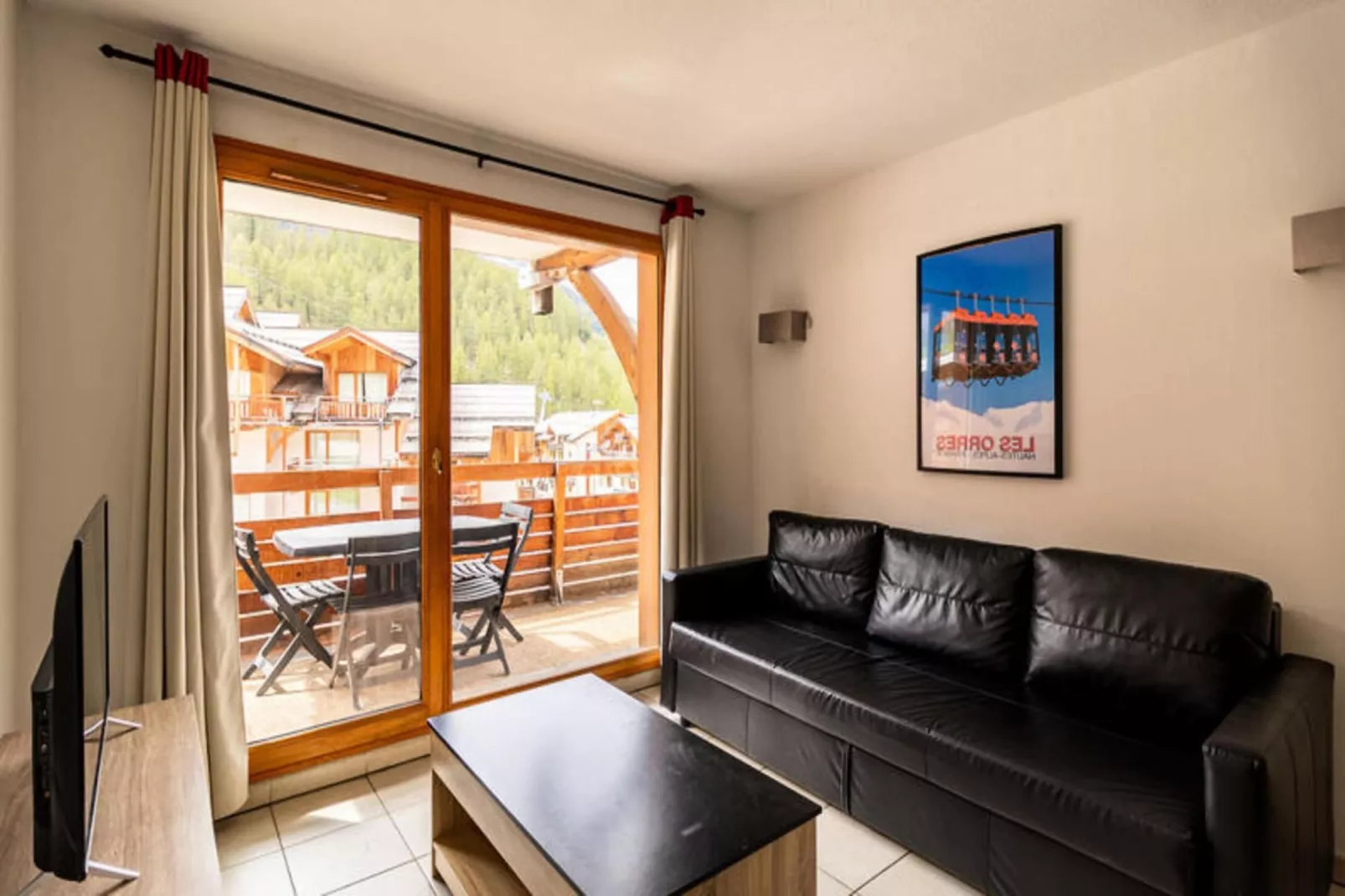 Résidence Le Balcon Des Airelles-Woonkamer