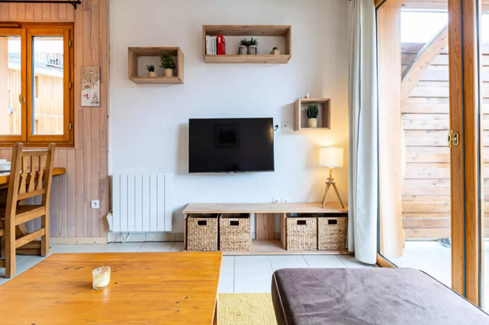 Résidence Le Balcon Des Airelles-Woonkamer