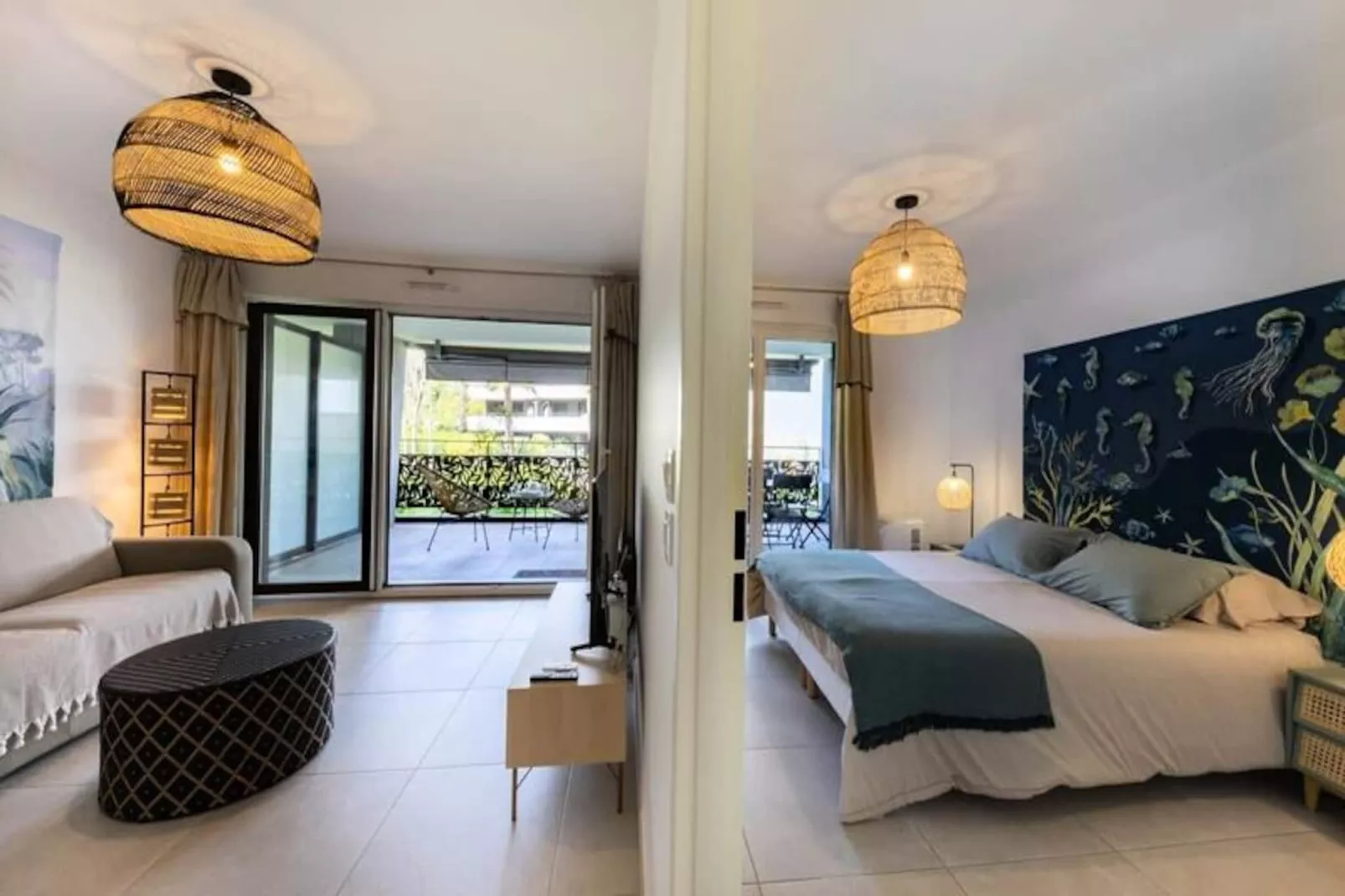 06ah - Superbe T2 Les Pieds Dans L'eau - Piscine-Image-tags.