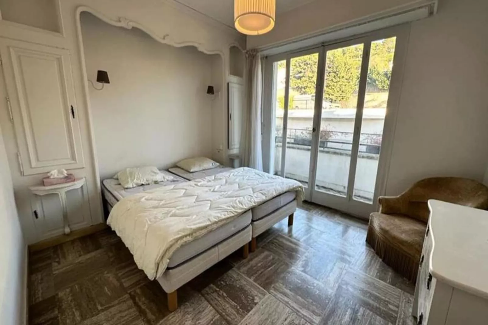 Résidence We &hearts; Cannes ! Vue Mer Incroyable 2 Chambres La Vista-Slaapkamer