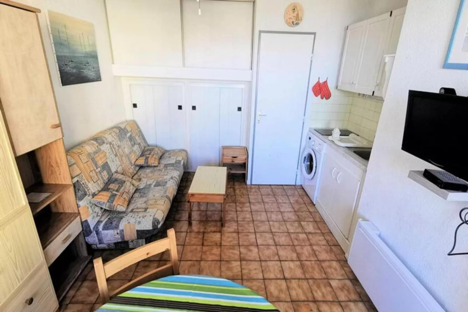 Résidence Terrasses De La Mediterranee 1-Woonkamer