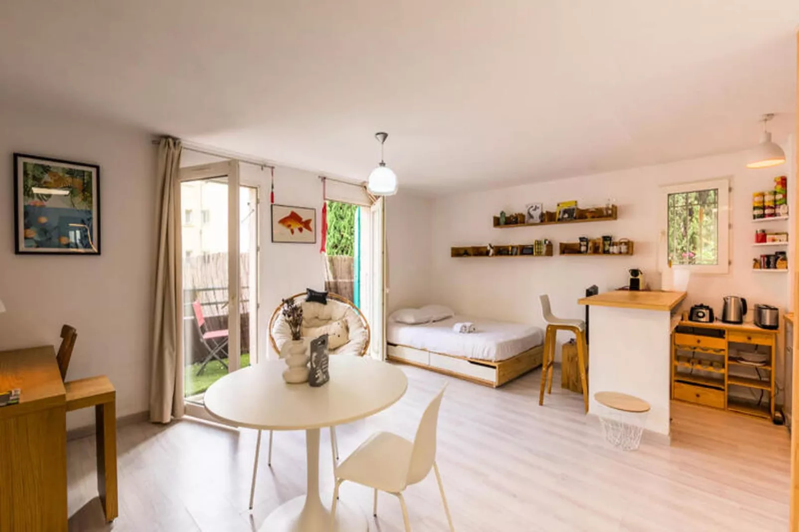 Studio à Montpellier-Eetkamer