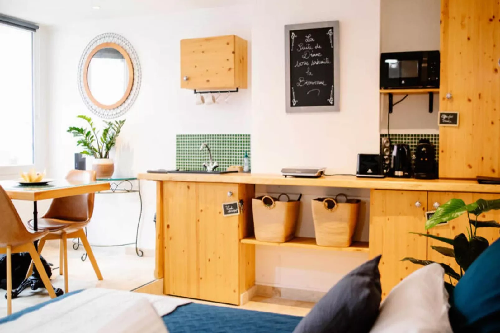 Studio à Nîmes-Slaapkamer