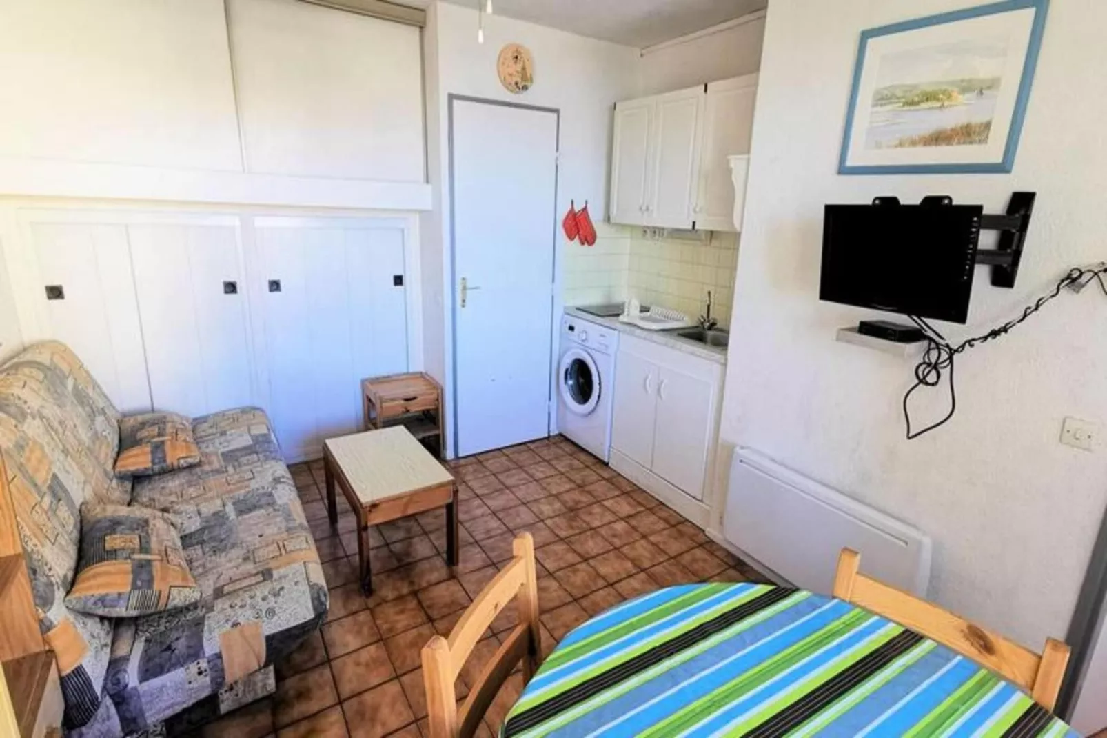 Résidence Terrasses De La Mediterranee 1-Woonkamer